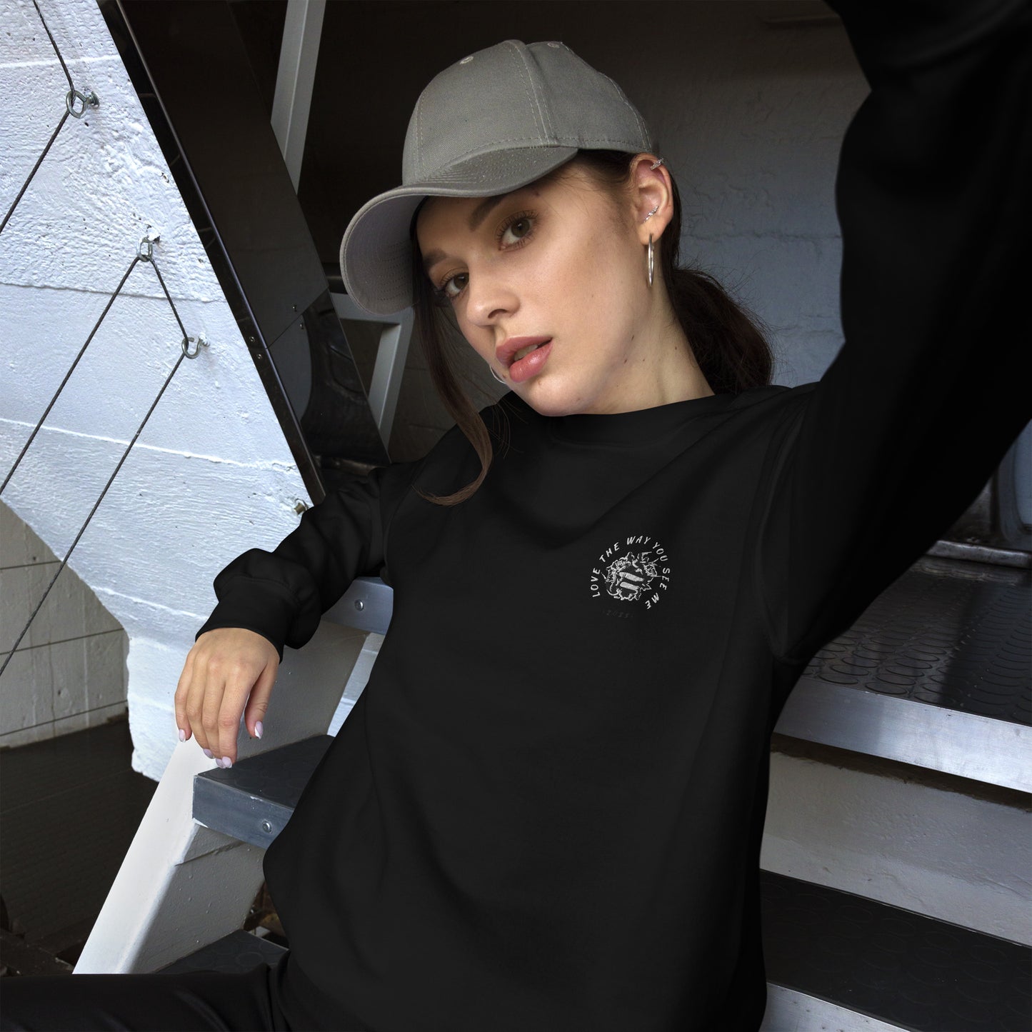 Sudadera unisex "Love the way you see me"