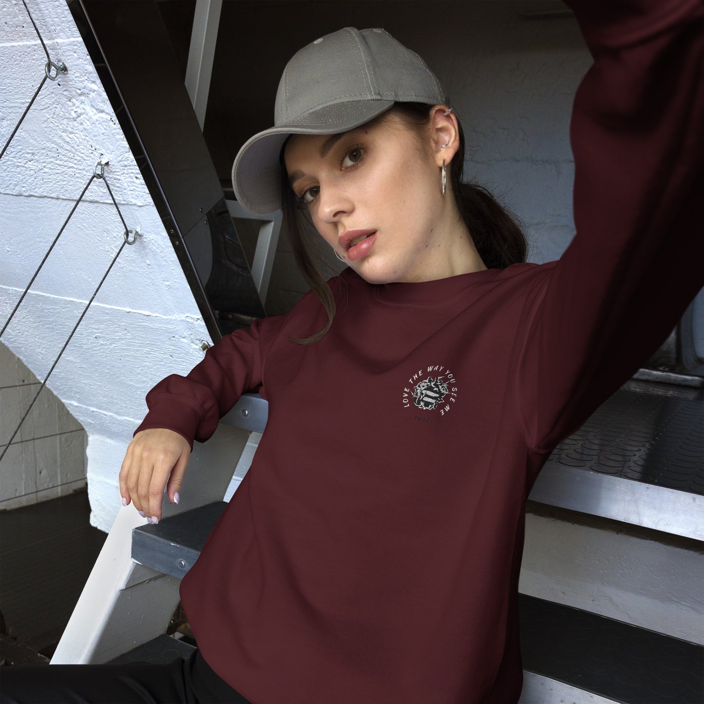 Sudadera unisex "Love the way you see me"