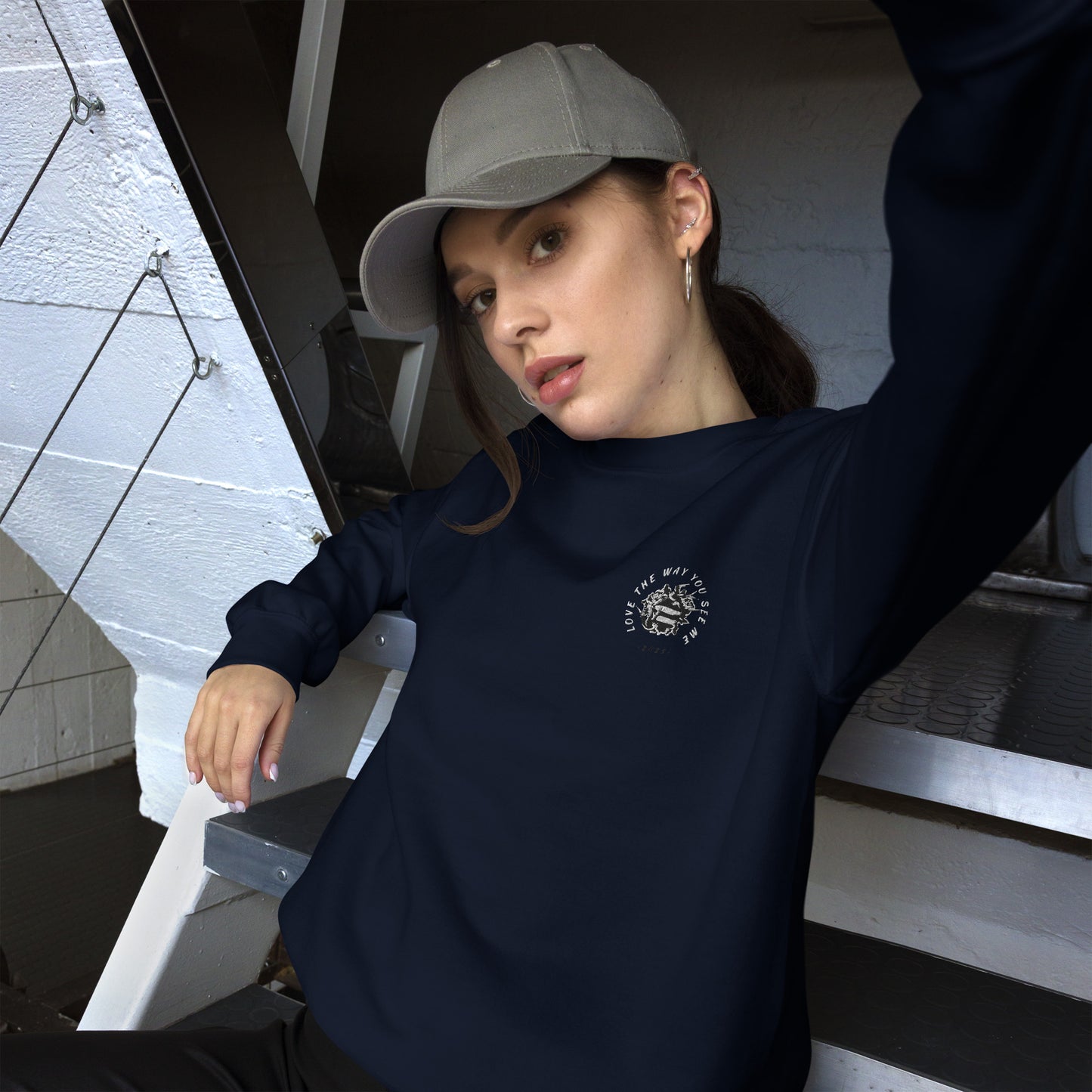 Sudadera unisex "Love the way you see me"