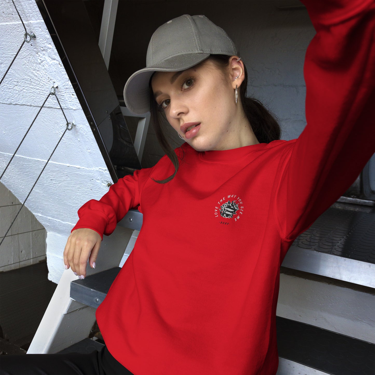 Sudadera unisex "Love the way you see me"