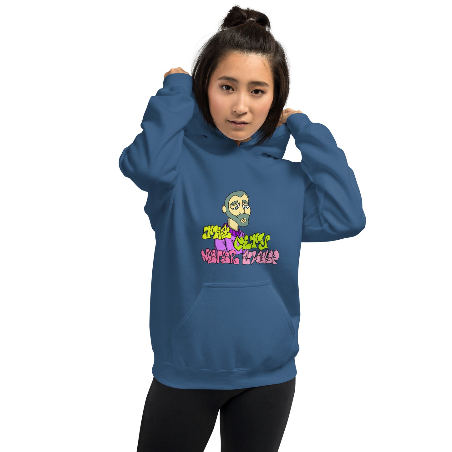 Sudadera "The city never sleep"