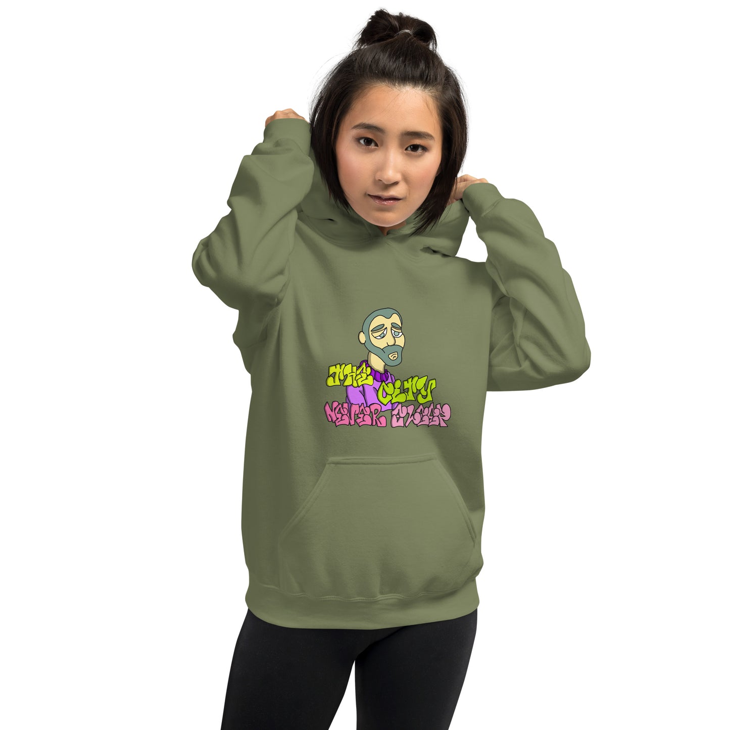 Sudadera "The city never sleep"