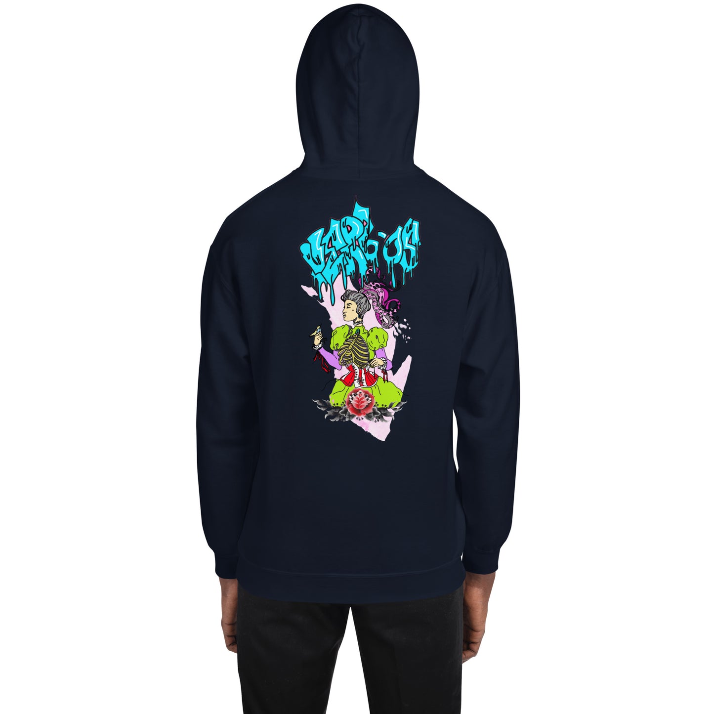 Sudadera 'V-OS' ponytail unisex