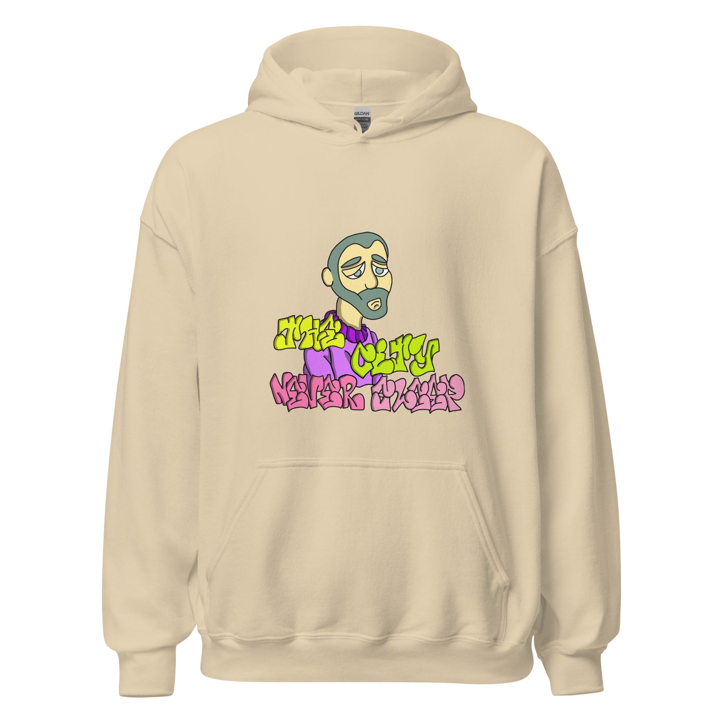 Sudadera "The city never sleep"