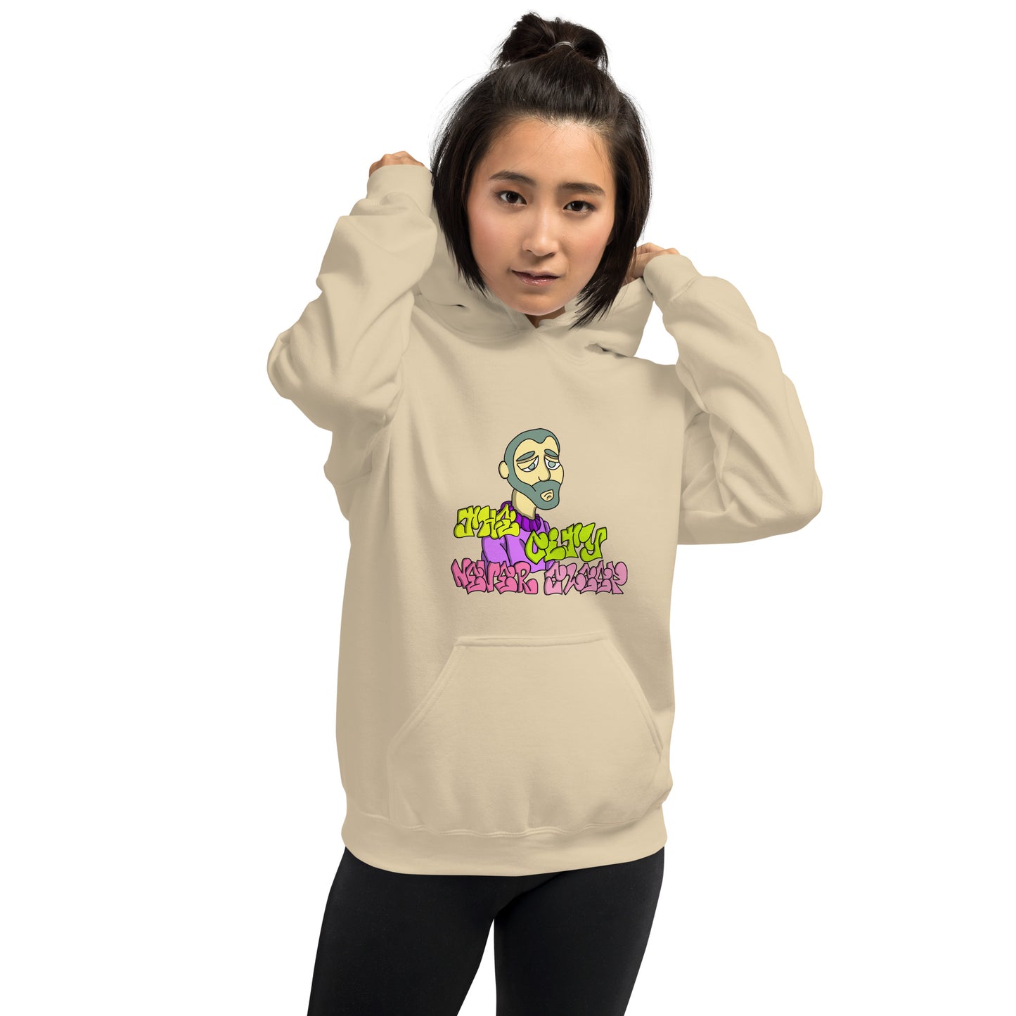 Sudadera "The city never sleep"